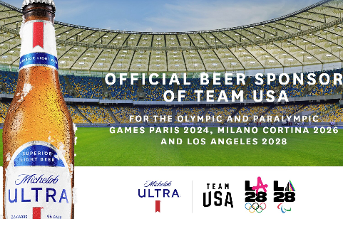 Michelob ULTRA Named Exclusive Beer Sponsor Of Team USA At The Olympic And Paralympic Games And Official Beer Sponsor Of The LA28 Games